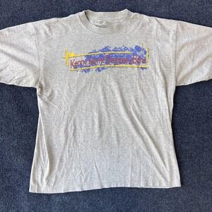 VINTAGE Kenny Wayne Shepherd Band Shirt Mens XL Gray Live On Tour Made USA 90s